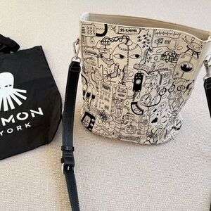 Min & Mon Tote bucket crossbody Bag with dust bag. Rare